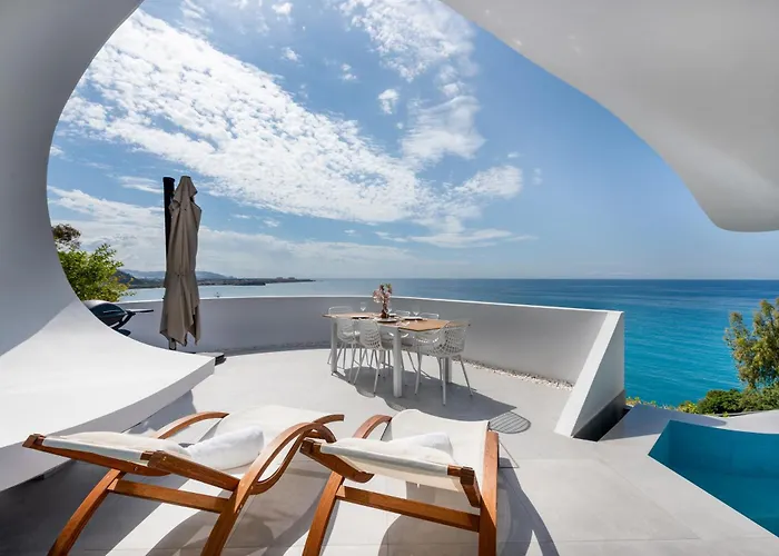 Rentitspain - Casa Acantilado - Lujo Y Estilo Frente A La Costa Tropical Ferienhaus Salobreña