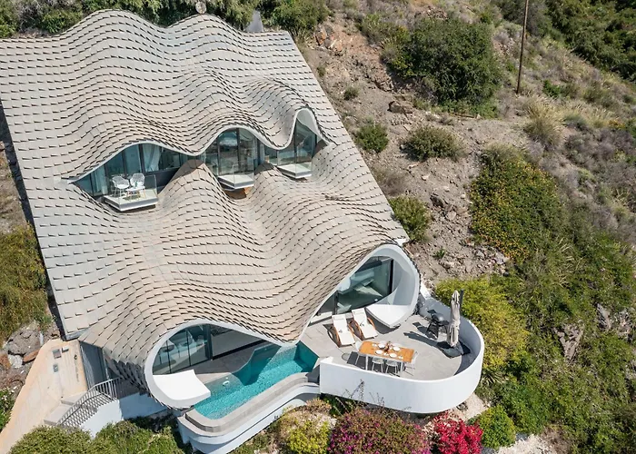 Ferienhaus Rentitspain - Casa Acantilado - Lujo Y Estilo Frente A La Costa Tropical Salobreña